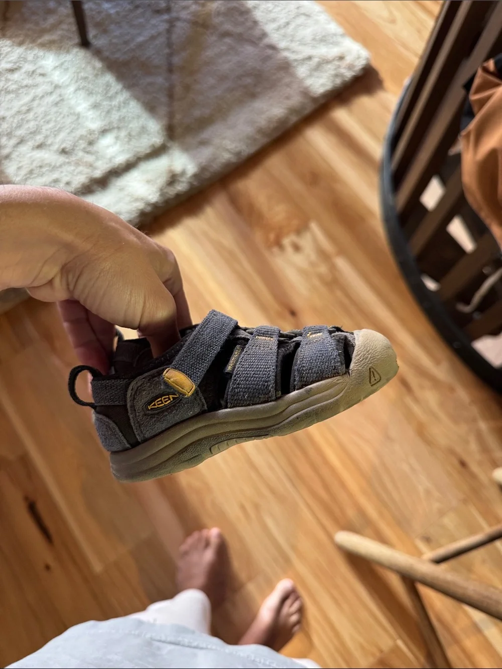 Kids keen Closed-Toe Outdoor Sandals in Dark Gray